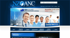 Desktop Screenshot of nzanc.aut.ac.nz