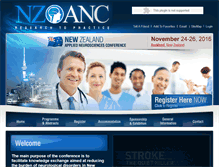 Tablet Screenshot of nzanc.aut.ac.nz